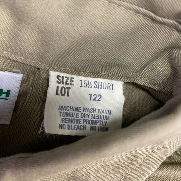 OshKosh B'Gosh Best Prest Long Sleeve Khaki Size 15.5 Short - Picture 4 of 8